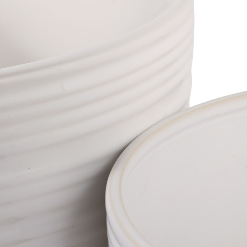 S/2 10/12" Ribbed Planter image number 5