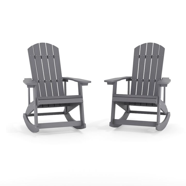 2-Piece Adirondack Rocking Chair