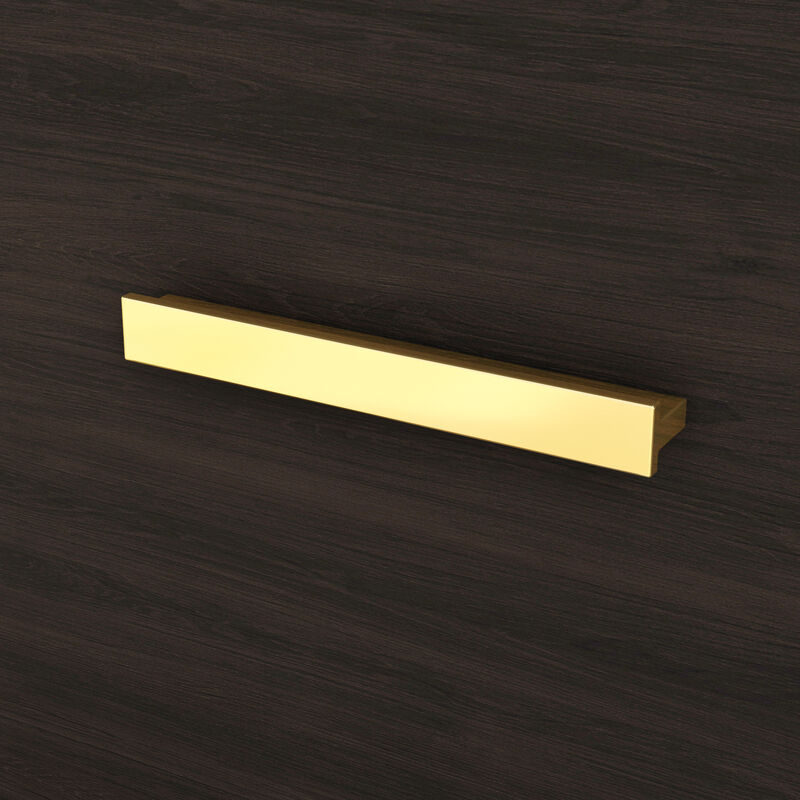 Armoire Wardrobe with Mirror & 2 Drawers, 2-Door Wardrobe with Shelves & Hanging Rod, Gold Metal Handles, for Cloakroom (31.5&rdquo;W x 18.9&rdquo;D x 72&rdquo;H)