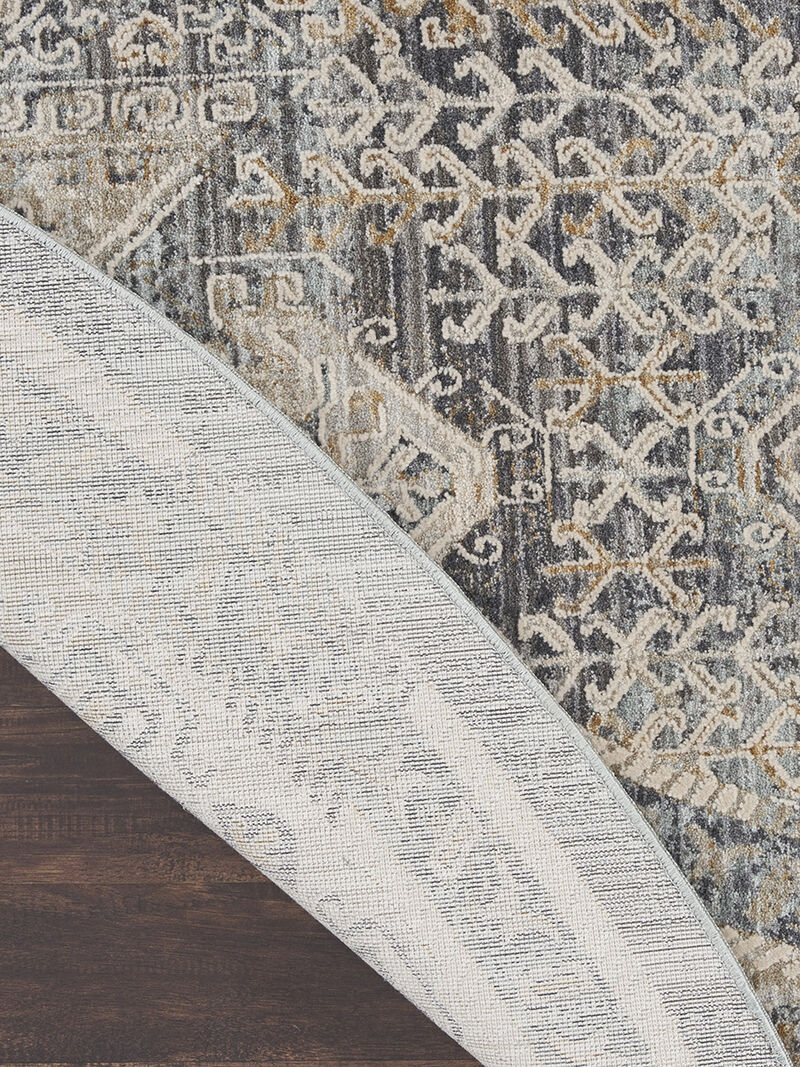 Lynx LNX01 Ivory/Charcoal 5'3" x 7'10" Rug