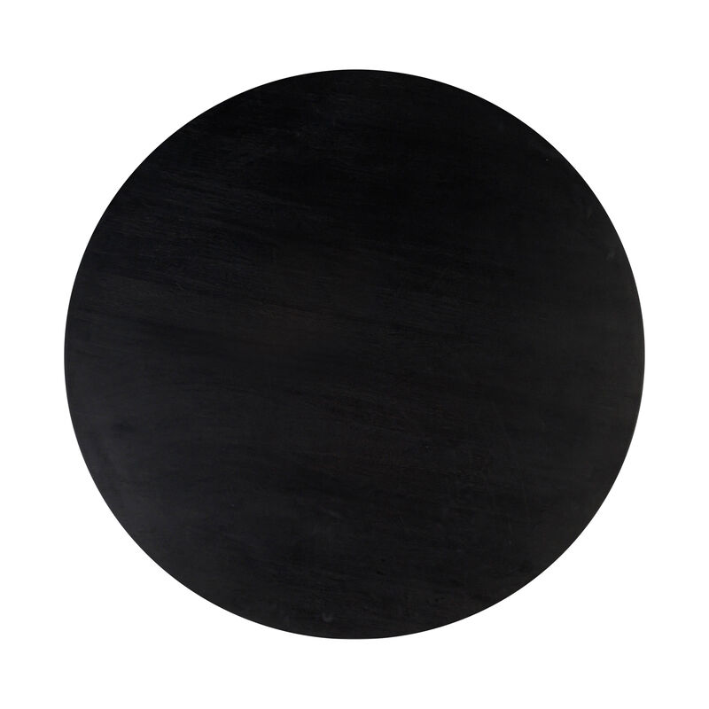 Gevra Black Acacia & Faux Plaster Dining Table