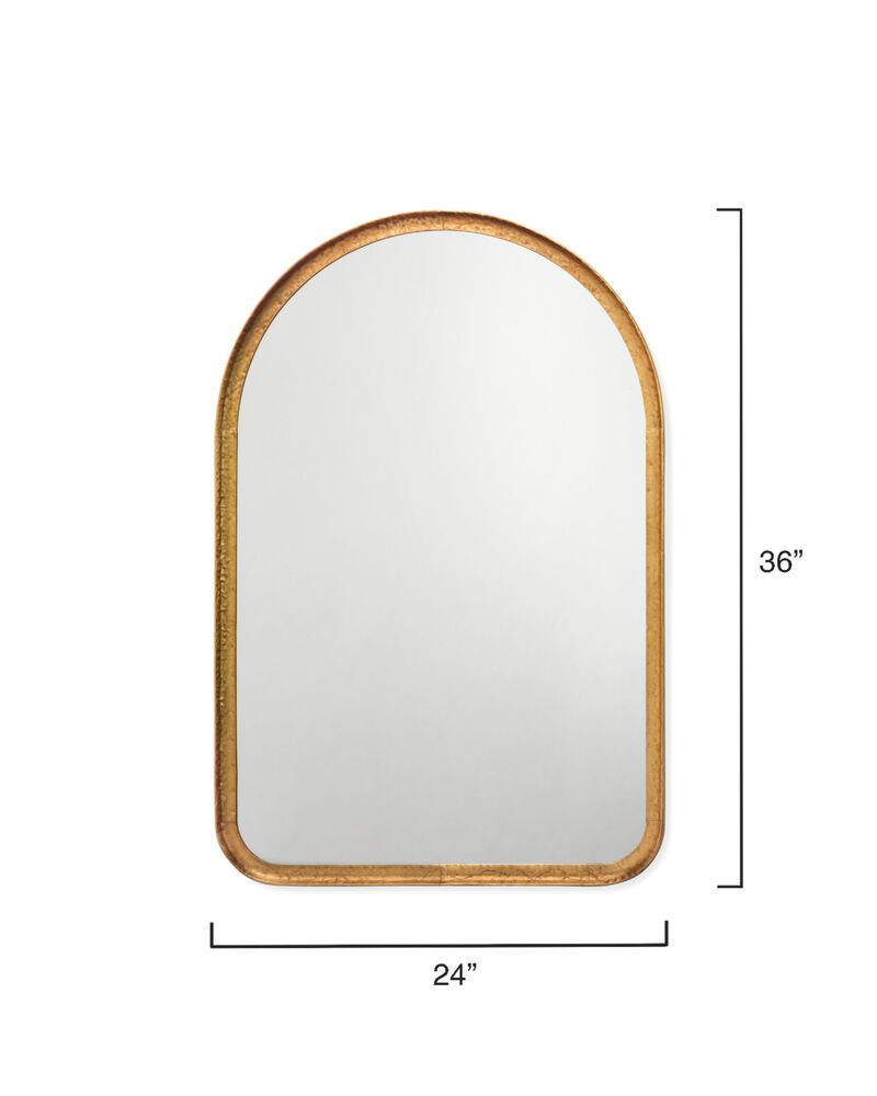 Arch Iron Mirror, Gold