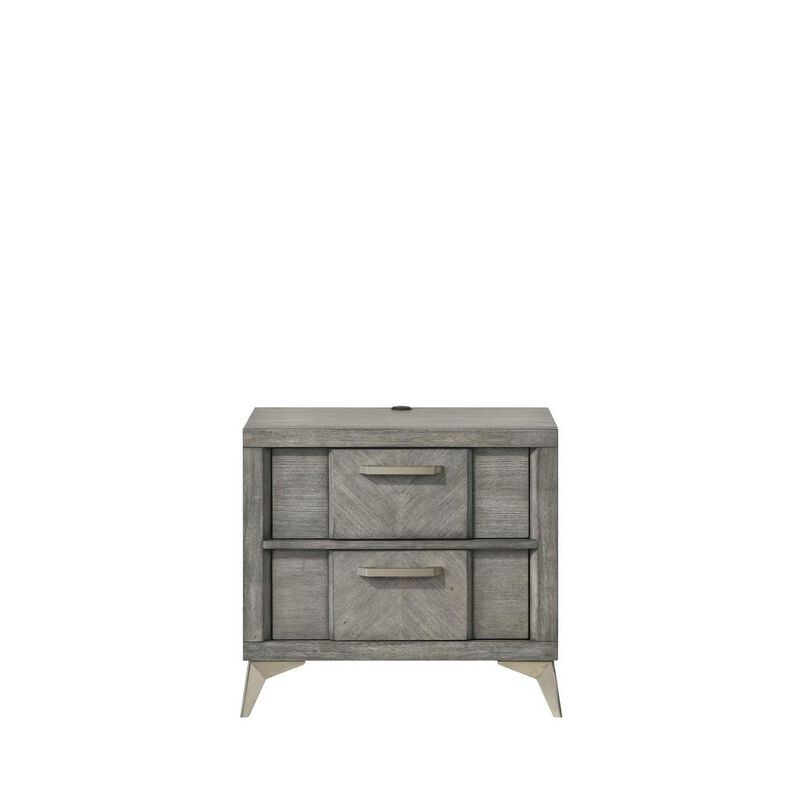 Aries 2 Drawer Nightstand