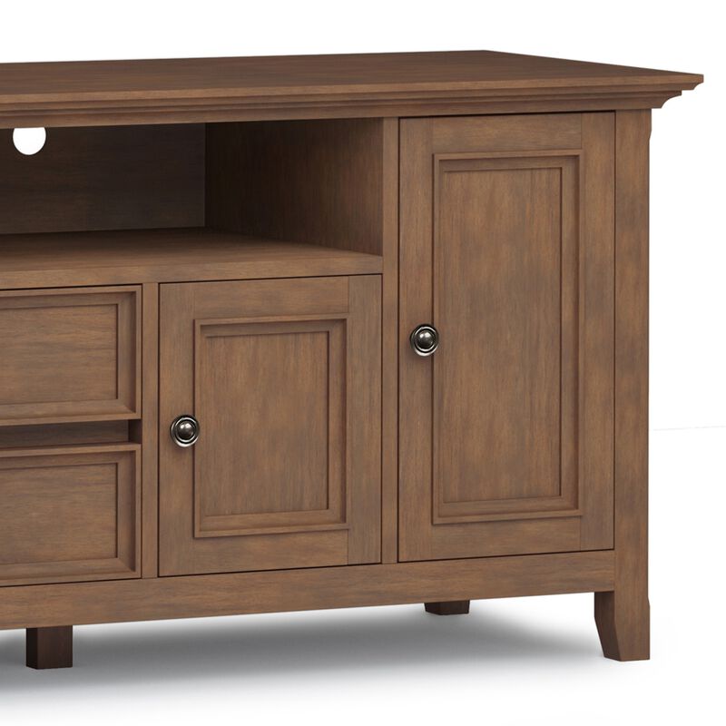 Hiftum Wide Solid Wood TV Stand image number 5