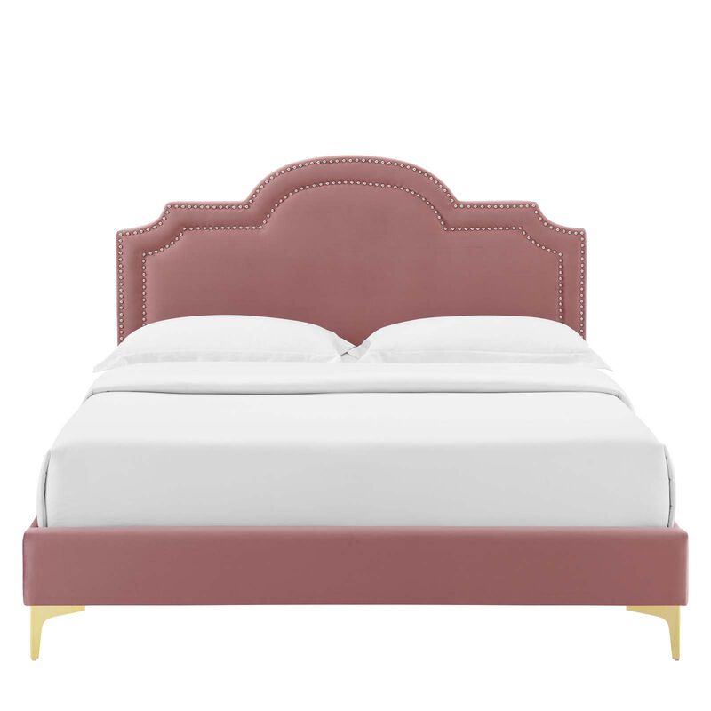 Modway - Aviana Performance Velvet King Bed image number 4
