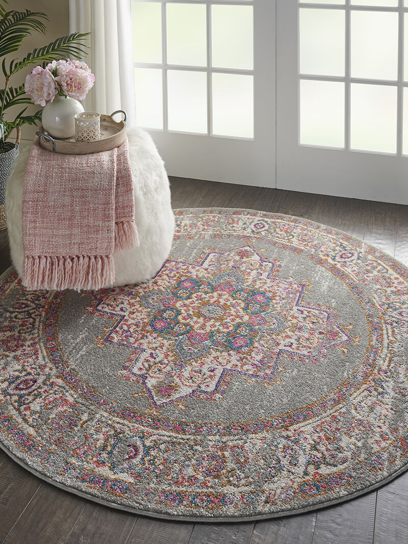 Passion PSN03 Gray 5'3" x 7'3" Rug image number 1