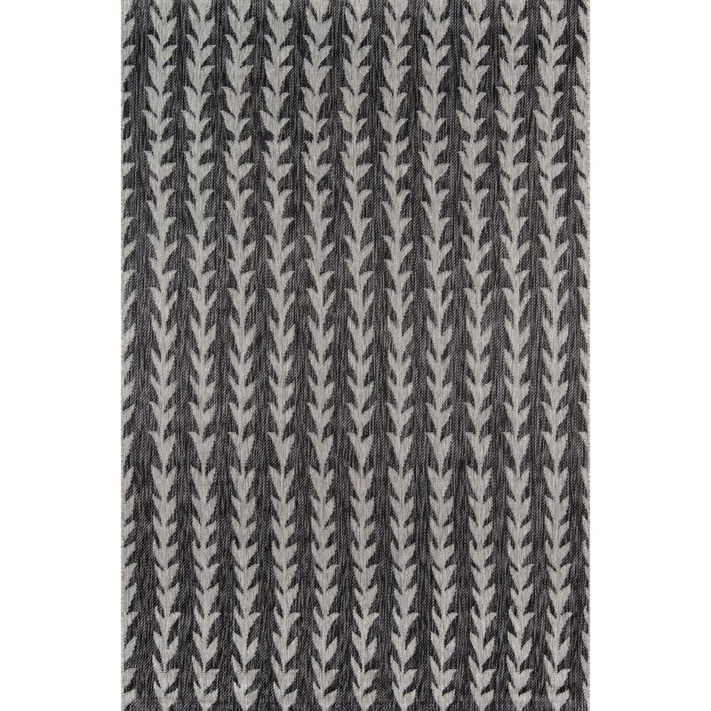 Novogratz Contemporary Rectangle Area Rug, Charcoal, 6'7 X 9'6