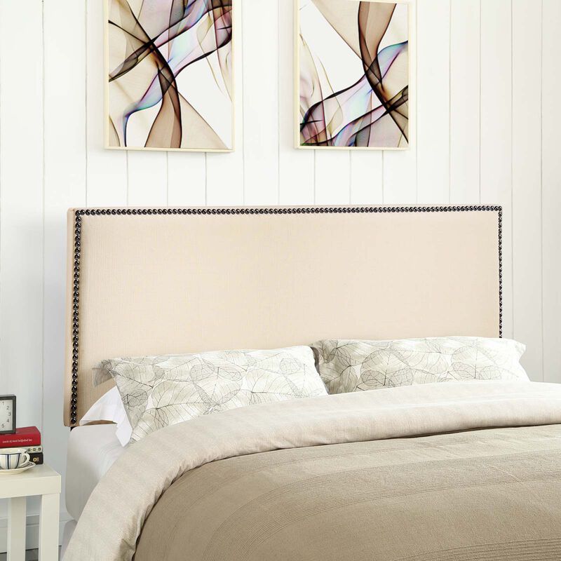 Modway - Region Nailhead Queen Upholstered Headboard image number 1