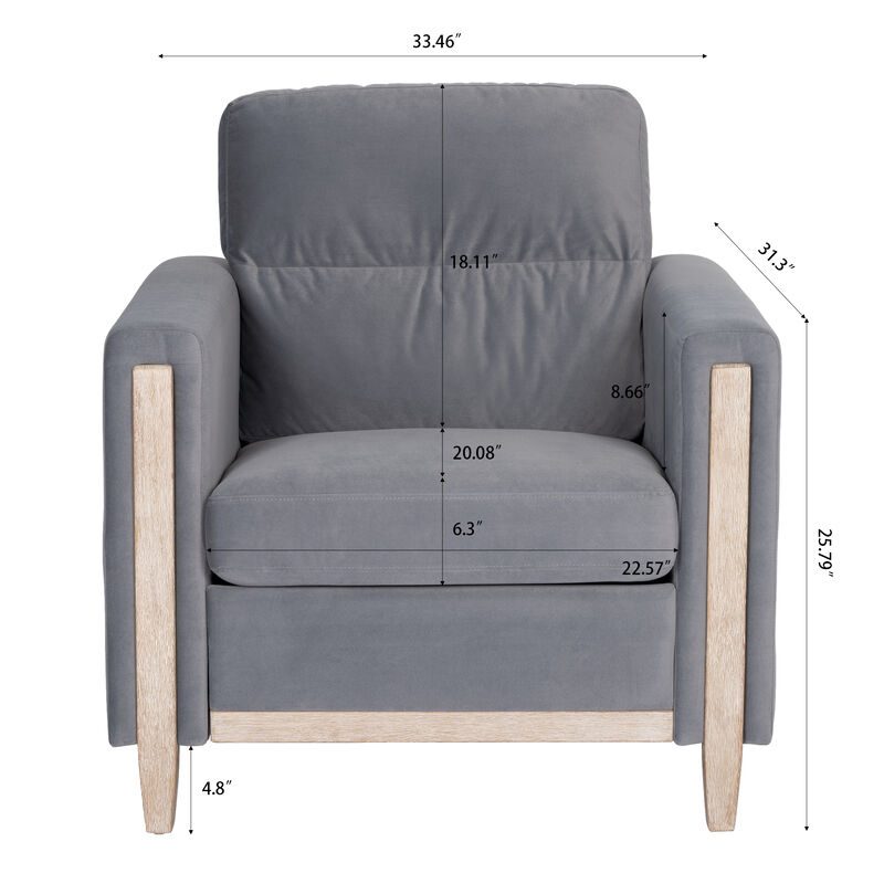 1 Seater Sofa for Living Room - Stylish and Comfortable Single Seat Couch
