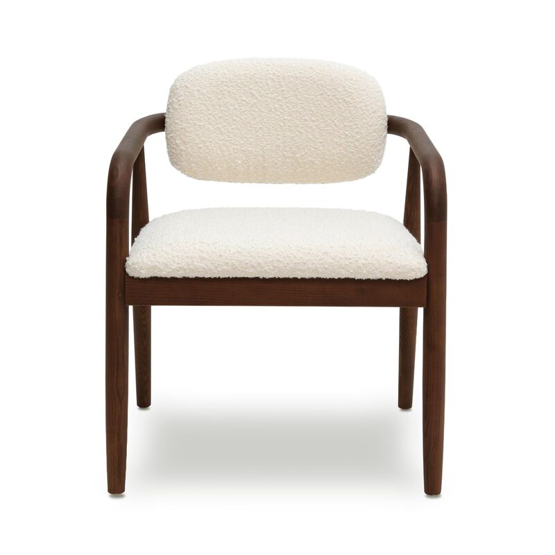 Casafoyer Betsy Cream Performance Boucle Dining Chair image number 2