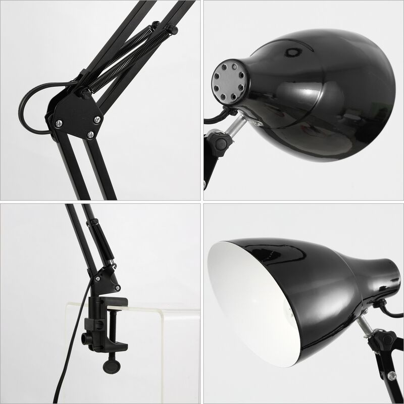 Odile Classic Industrial Adjustable Articulated Clamp On LED Task Lamp