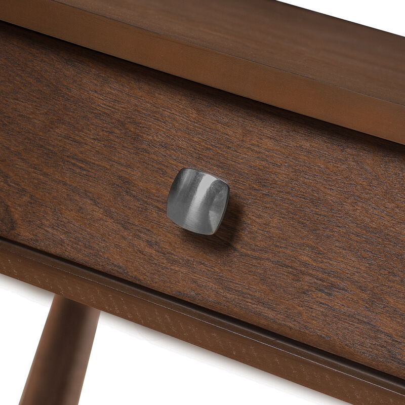 Merax Traditional Wood Coffee Table with 2 Spacious Drawers, Rich Wood Grain Finish image number 4