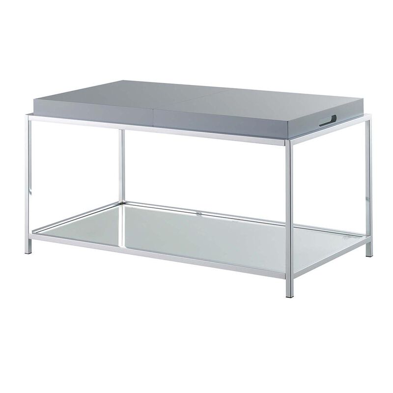 Convenience Concepts Palm Beach Coffee Table, Gray