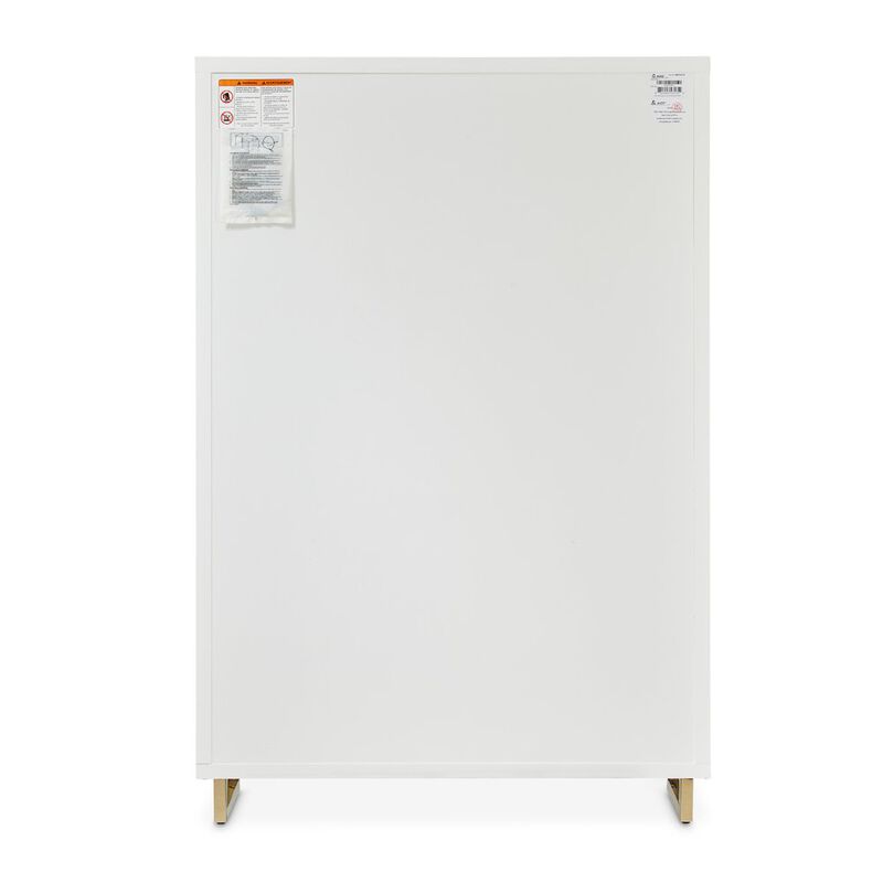 Michael Amini Palm Gate 6-Drawer Chest - Cloud White