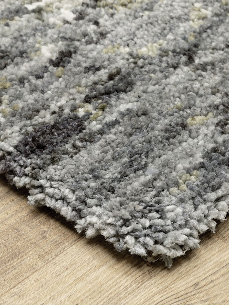 Aspen 5'3" x 7'6" Grey Rug image number 4