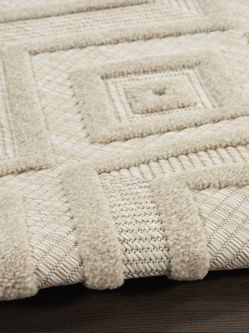 Versatile NRV01 Cream 4' x Round Rug image number 4