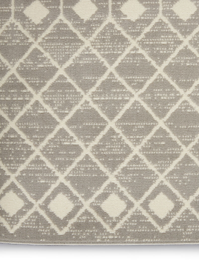 Grafix GRF37 Gray 6' x 9' Rug