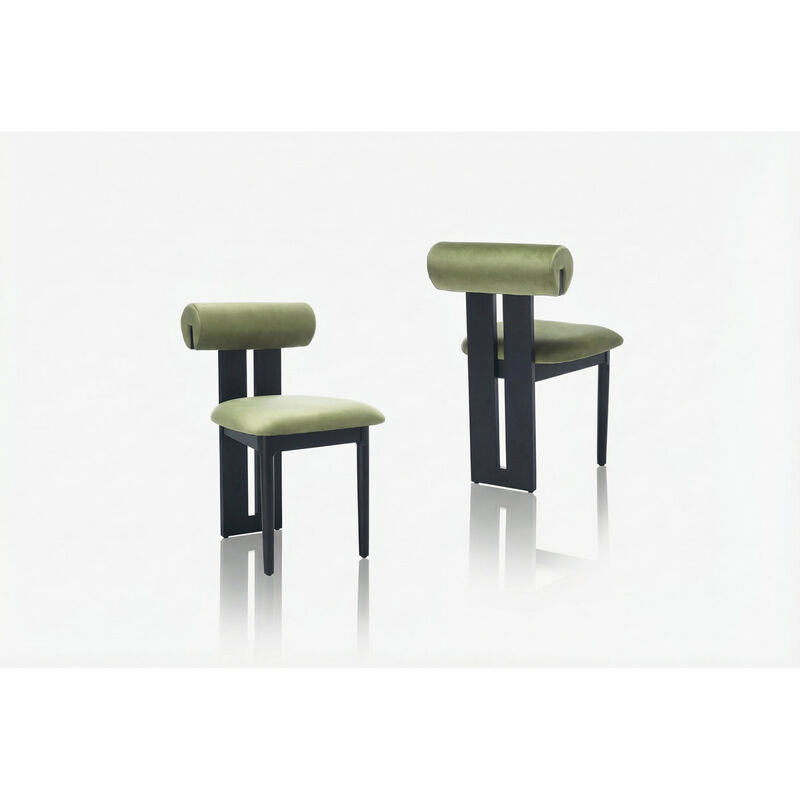 Polyester Upholstered Back Side Chair Dining Chair (Set of 2) image number 0