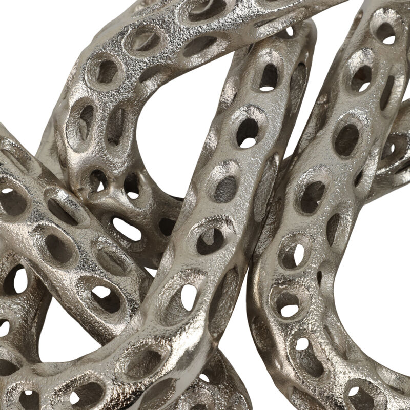 25x4 Pierced Metal Chain Link image number 4