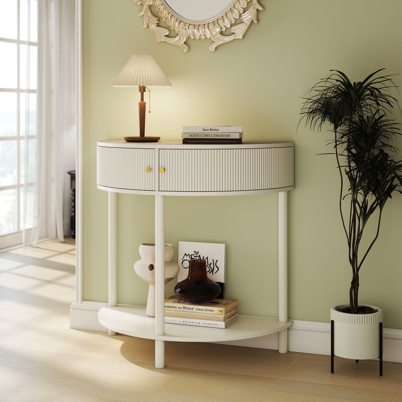 Spamug Demi-Lune Console Table image number 1
