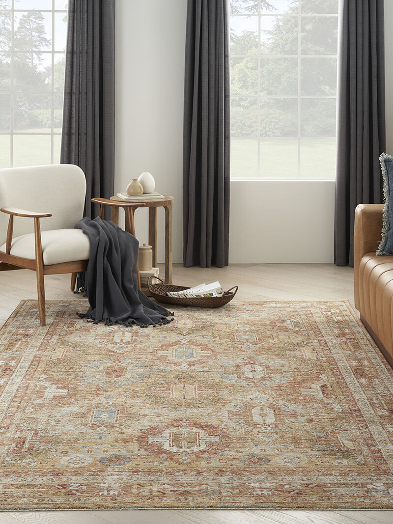 Sahar SHR01 Rust 7'10" x 10'4" Rug