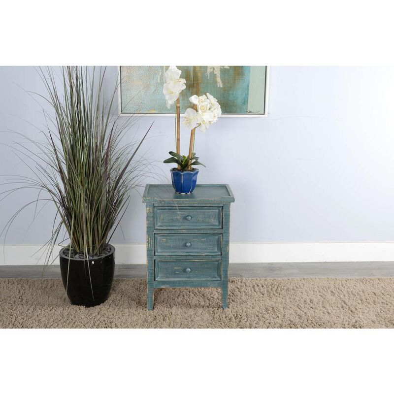 Sunny Designs Marina End Table with Drawers