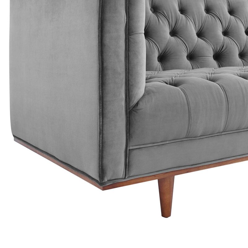 Elation Tufted Performance Velvet Sofa image number 5