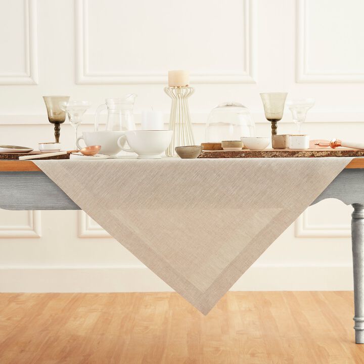 Solino Home 100% Pure Linen Table Throw - Athena.