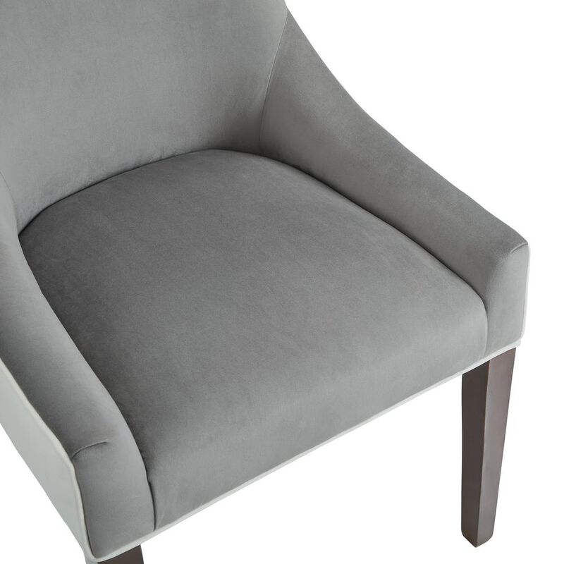 Comfort Pointe Jolie Upholstered Dining Chair -Smoke