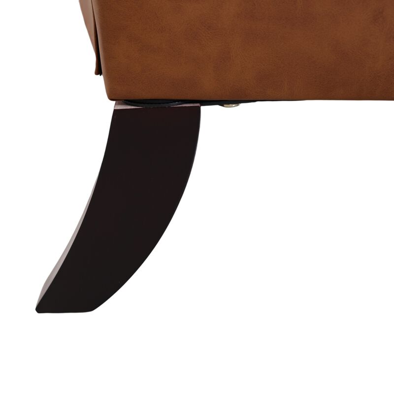 Nulin PU Leather Loveseat Sofa image number 7