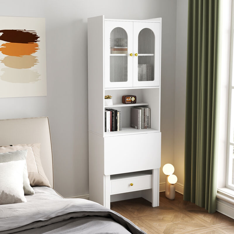 Gwafto Fold-Out  Desk Cabinet image number 3