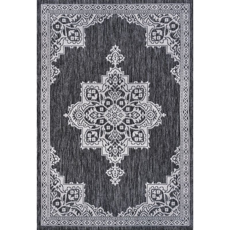 Arden Vintage Casual Medallion Indoor/Outdoor Area Rug