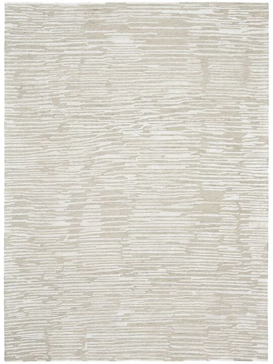 CK010 Linear LNR01 Ivory 7'9" x 9'9" Rug