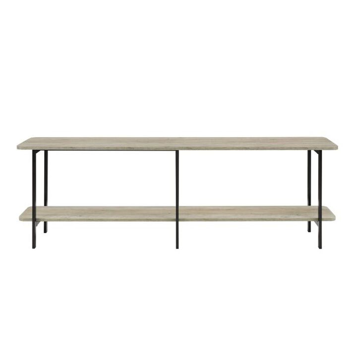Celine Gray Low Console Table