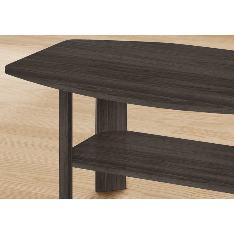 Monarch Specialties I 7873P Table Set, 3pcs Set, Coffee, End, Side, Accent, Living Room, Laminate, Brown, Transitional