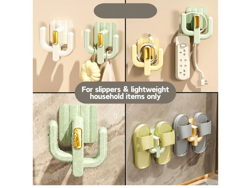 Shoe Organizer 6 Pack Wall Mounted Rack Hanging Shelf Sticky