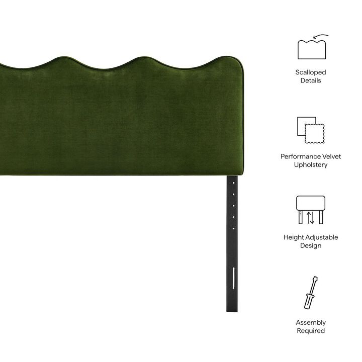 Modway Athena Stain-Resistant Performance Velvet Full Size Headboard
