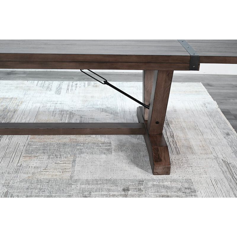 Sunny Designs Yellowstone Extension Table with Folding Leaves image number 5