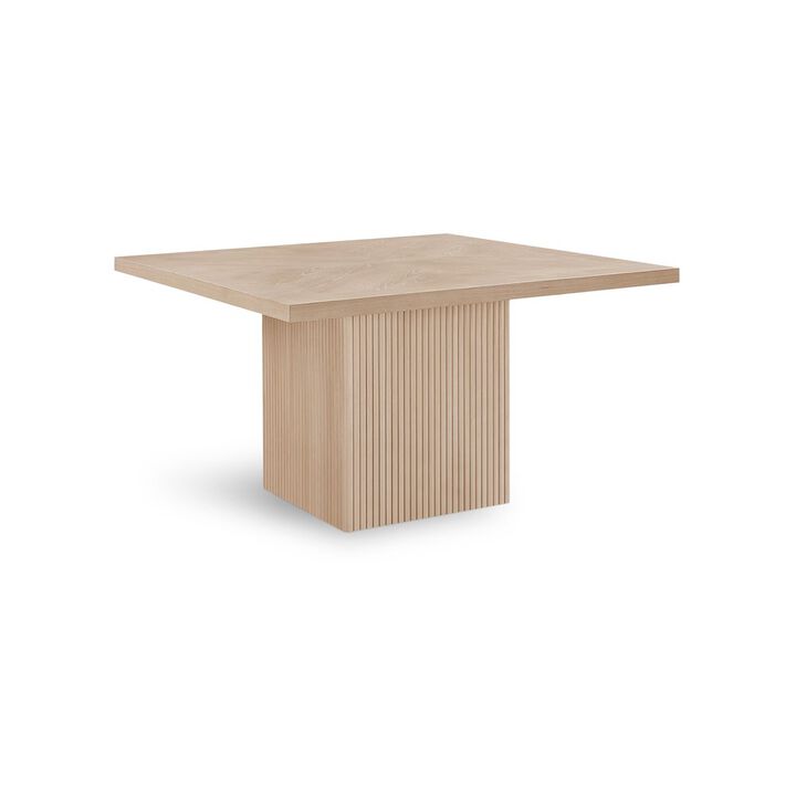 Meridian Furniture Belinda Natural Oak Veneer Dining Table
