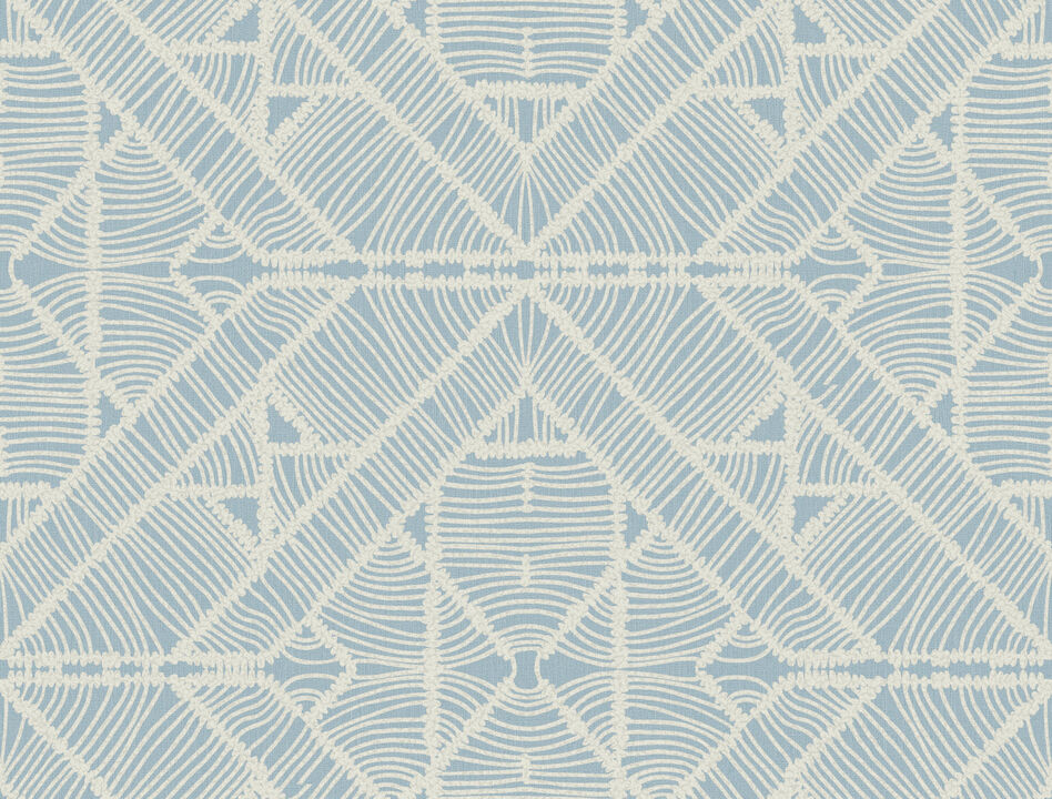 Diamond Macrame Blue Wallpaper