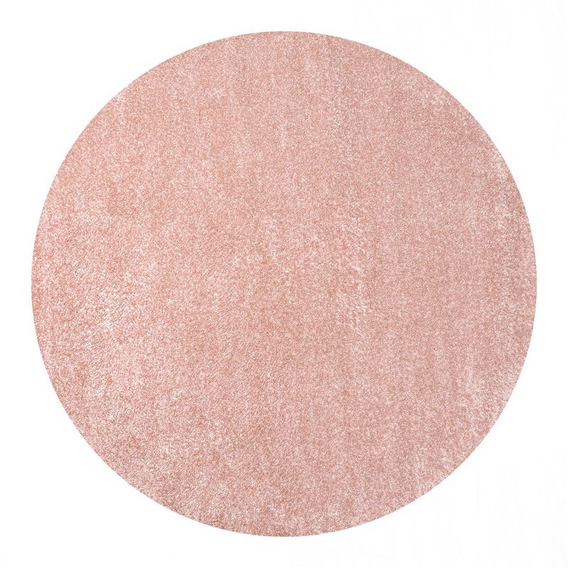 Haze Solid Low Pile Round Area Rug