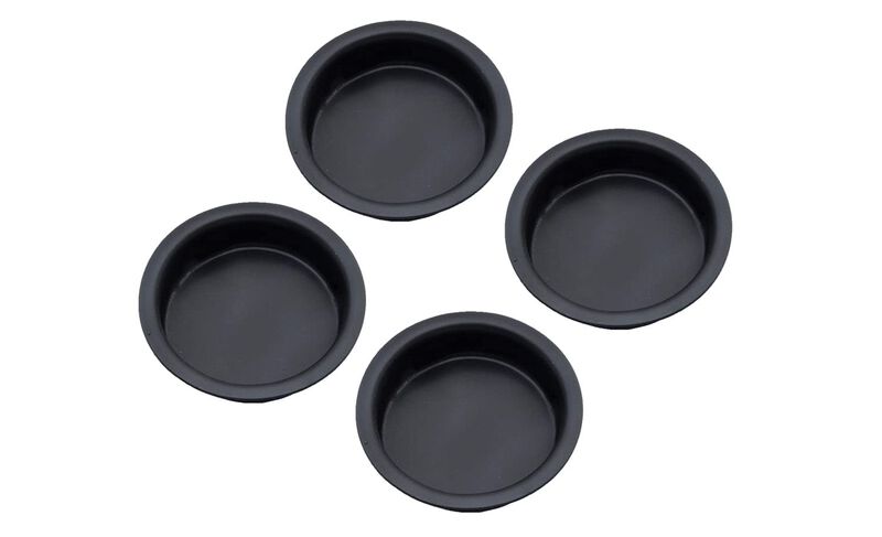 QCAA Solid Brass Finger Pull, 1-3/4"", US10B ORB Oil Rubbed Bronze, Made in Taiwan, 4 Pack