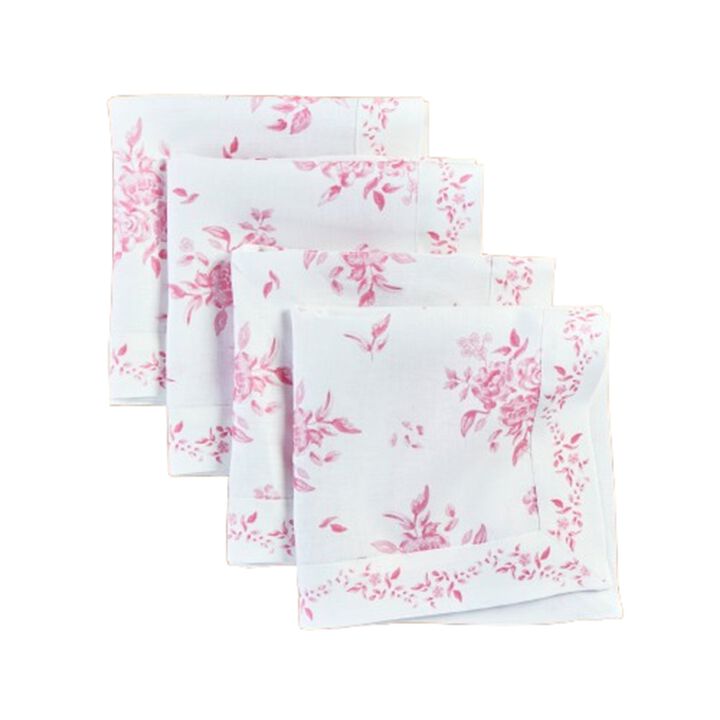 Solino Home 100% Pure Linen Dinner Napkins 20 x 20 Inch Set of 4 - Jolie Fleur