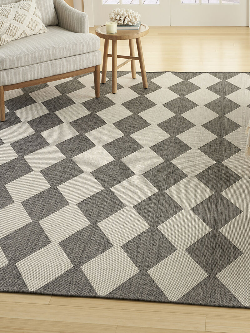 Positano POS04 Charcoal 6' x 9' Rug