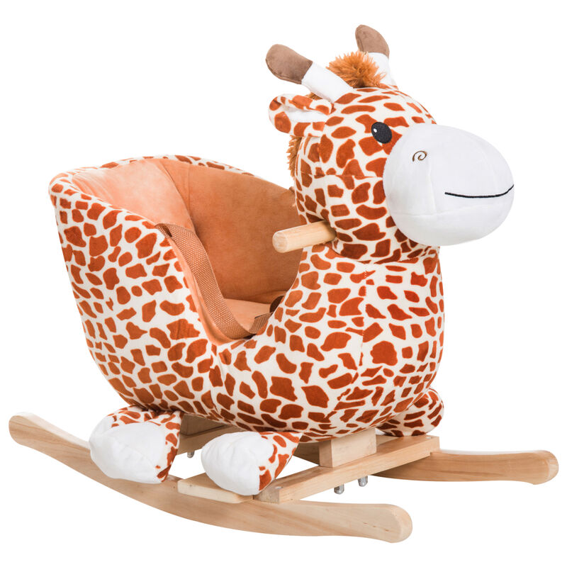 BreeBe Kids Plush Rocker Chair with Sound Effects image number 0