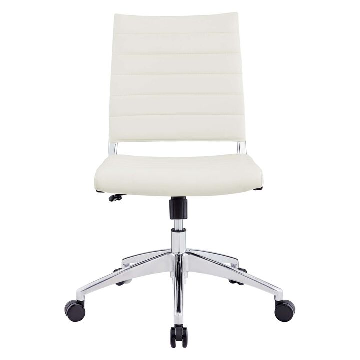 Modway Furniture - Jive Armless Mid Back Office Chair Gray