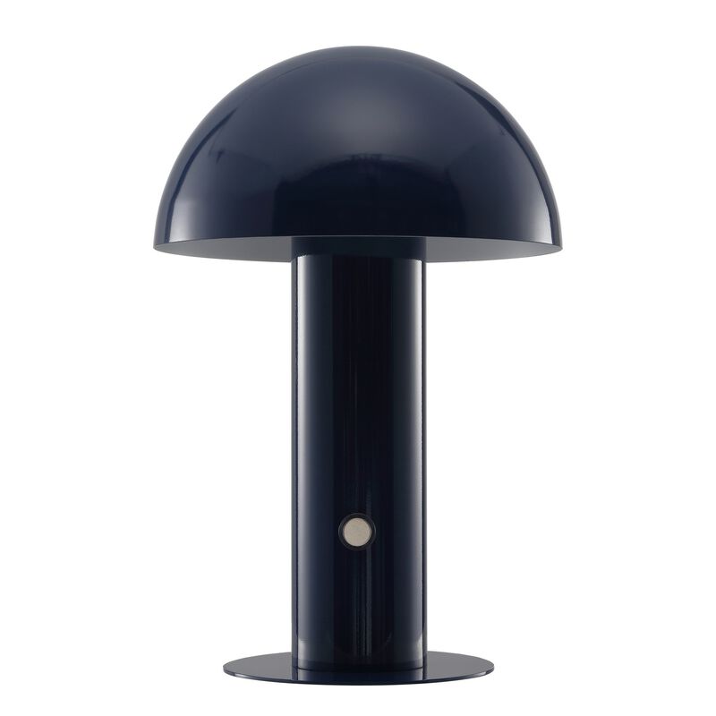 Boletus Contemporary Bohemian Rechargeablecordless Iron Integrated LED Mushroom Table Lamp