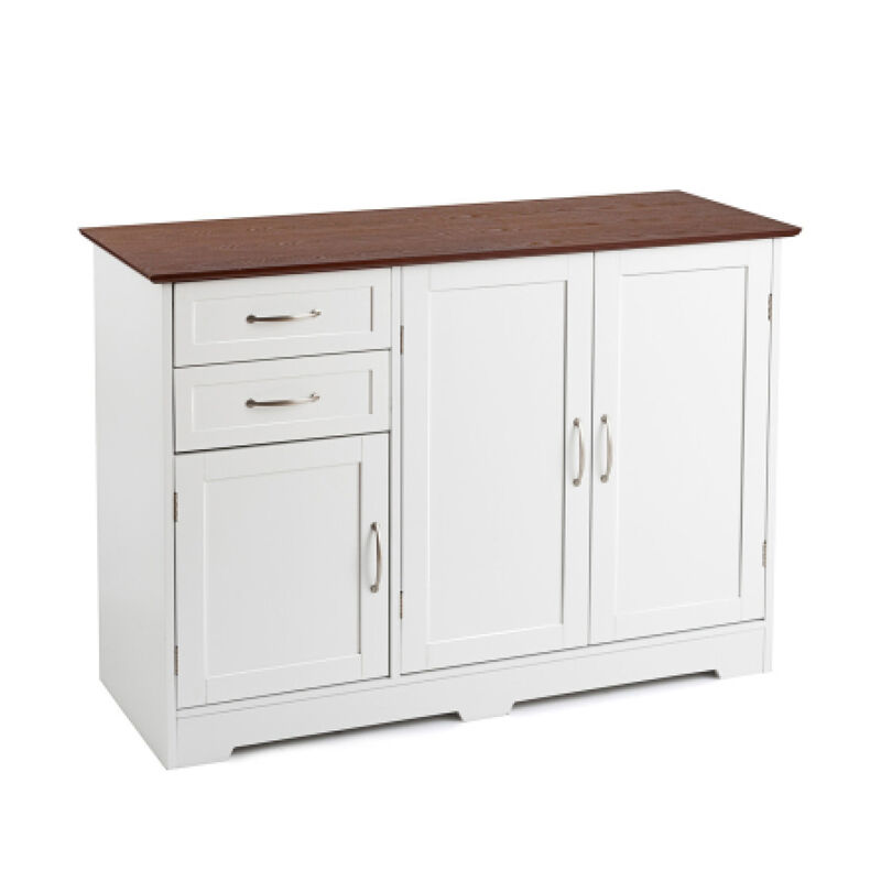 Buffet Storage Cabinet with 2-Door Cabinet and 2 Drawers