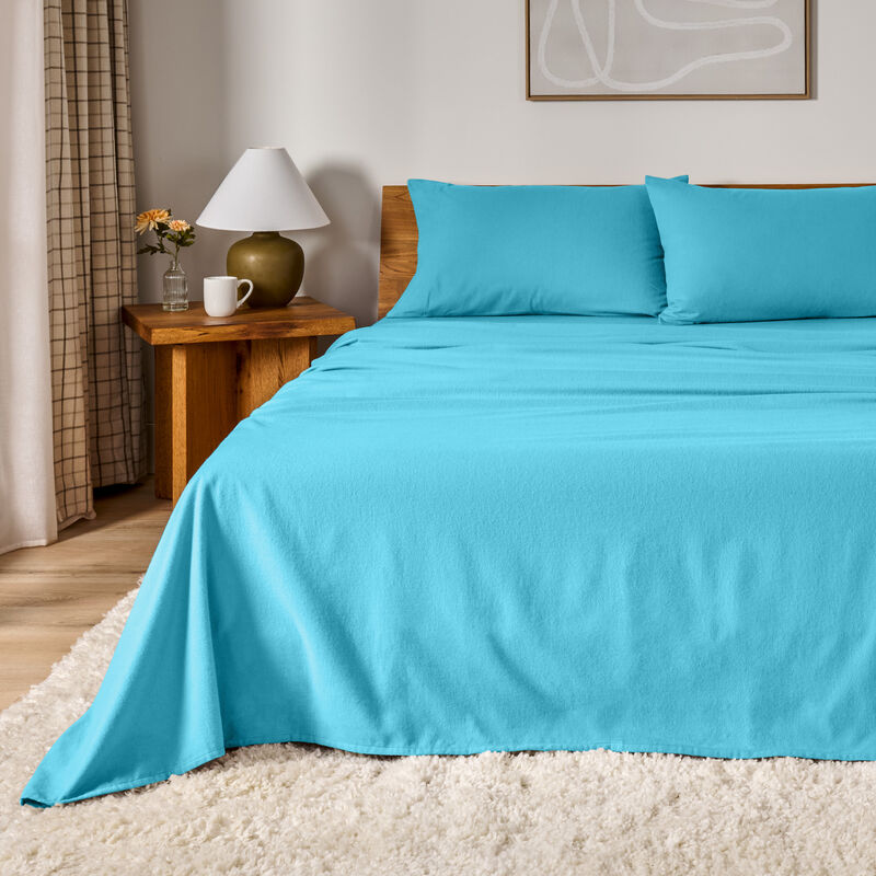 Soft & Cozy 100% Cotton Flannel Sheet Set image number 3
