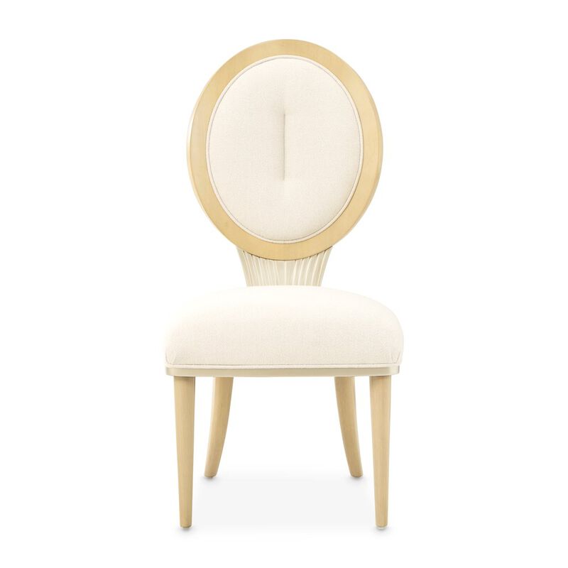 Michael Amini Camellia Field Dining Side Chair, Set of 2 - Caramel image number 0